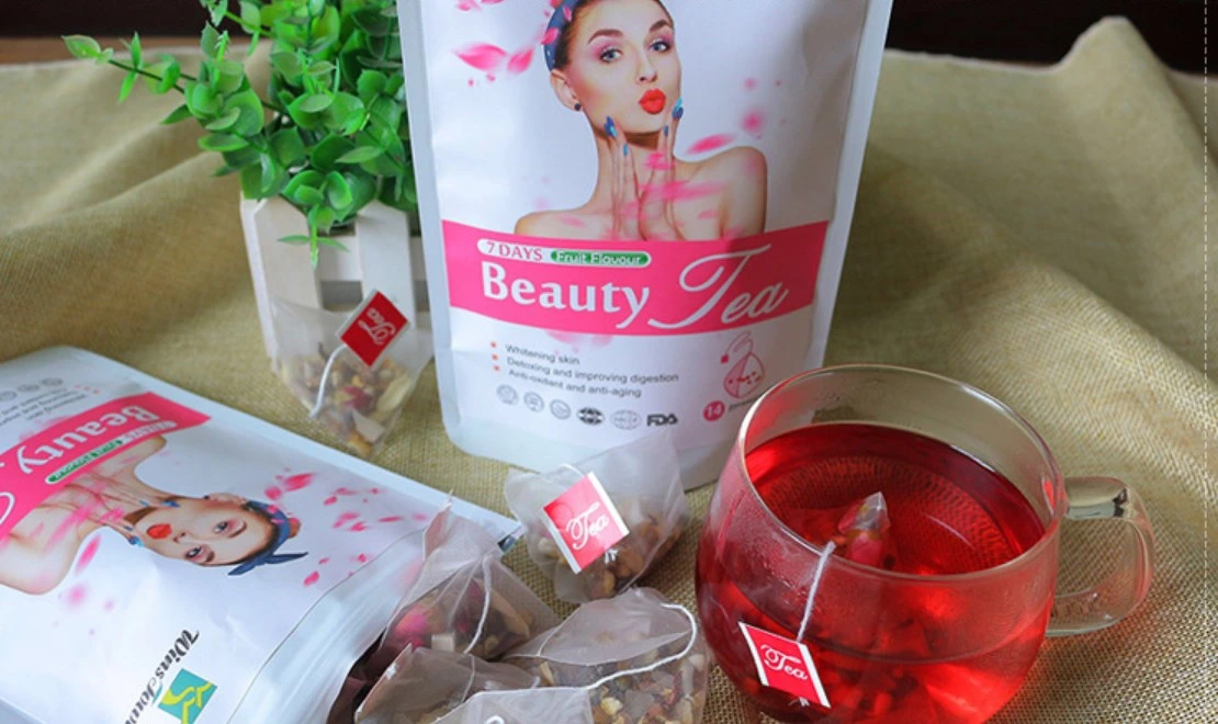 Free Sample Good Effect Fruit Flavor Detoxing and Improving Digestion 7days Beauty Tea