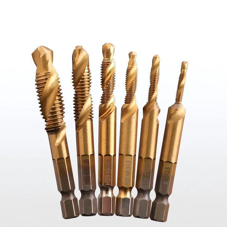 High Speed Steel Favorable Drill Bit Manufacturers Drill and Tap HSS Spiral Pointed Flute Taps Drill Bits Set
