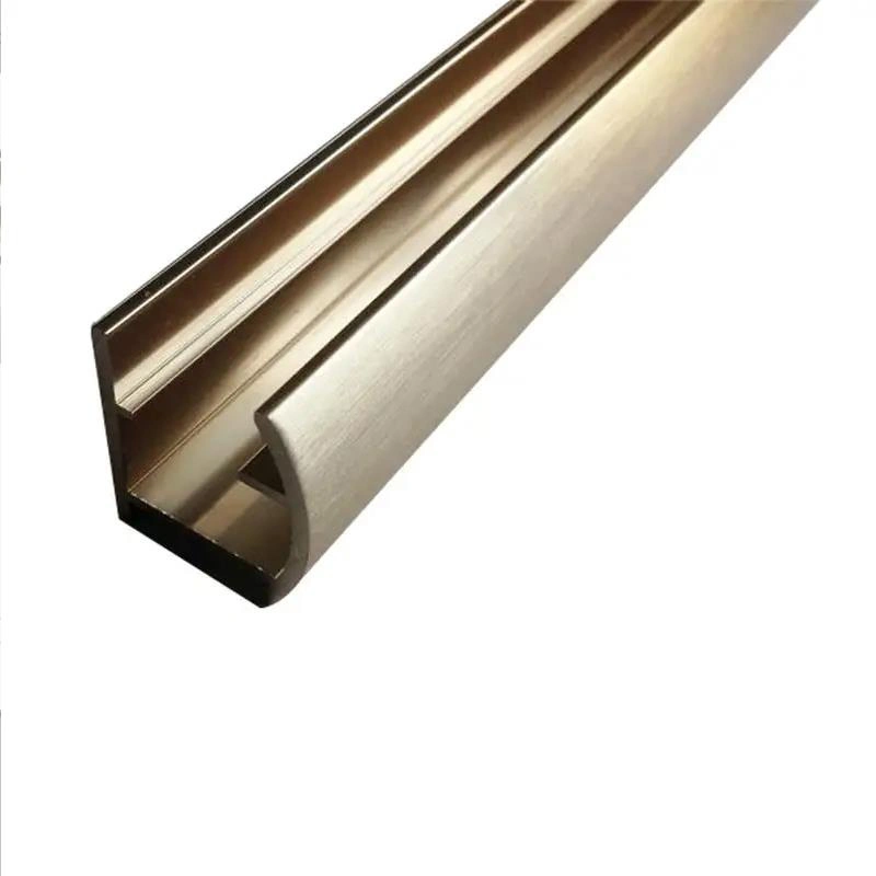 Aluminium Profile Extrusion Construction Material 6063 Alloy Powder Painted