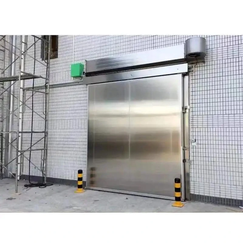 Professional Custom Cold Room Automatic or Manual Stainless Steel Cold Storage Cold Room Sliding Door