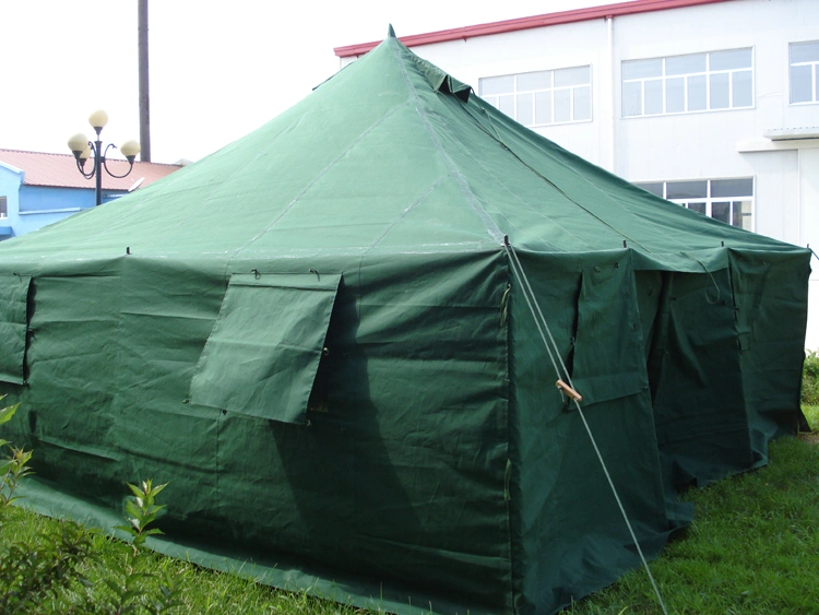 4.8m Steel Frame Outdoor Green Army Kind Canvas Camping Military Style Tent Pole Structure