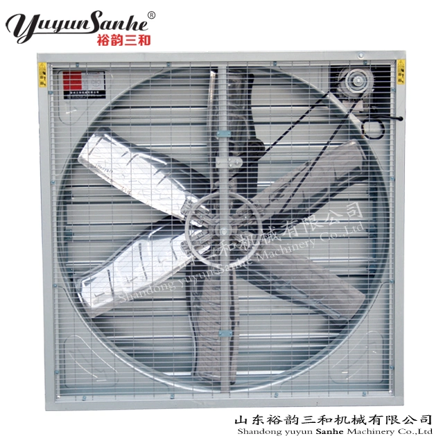 Yuyun Sanhe Heavy Duty Drop Hammer Ventilation Exhaust Fan AC Axial Flow Fans for Poultry House Farm Shed Electrical Fan Wall Window Mounted