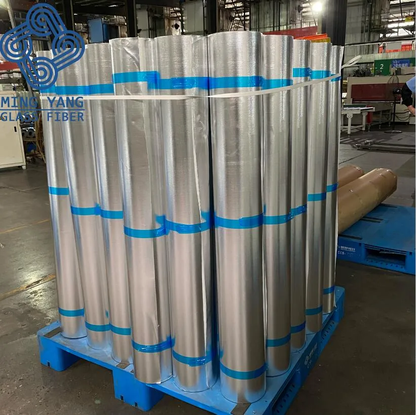 Heat Insulation High-Temperature Resistance Aluminium Foil Ceramic Fiberglass Factory Offer