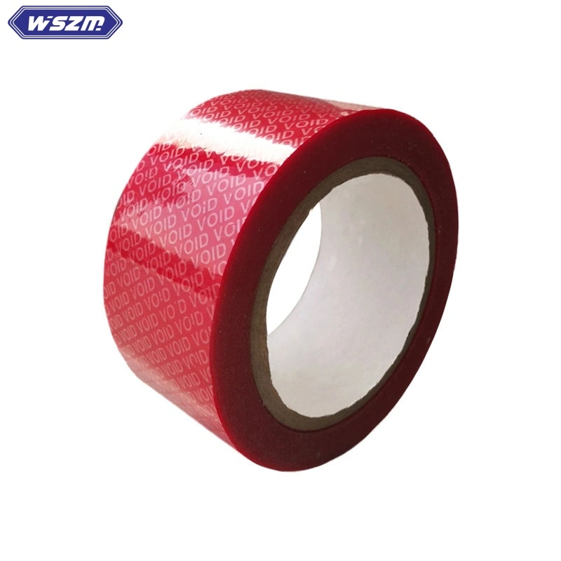 Custom Tamper Evident Security Tape, manipulationssicheres Void Tape für Box Sealing