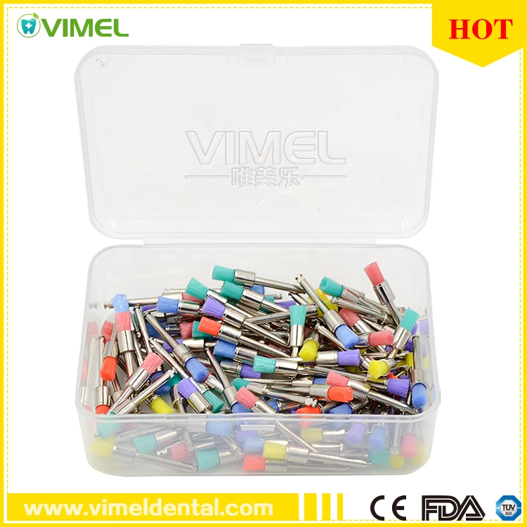 Disposable Rubber Prophy Cup Polish Brush Dental Materials