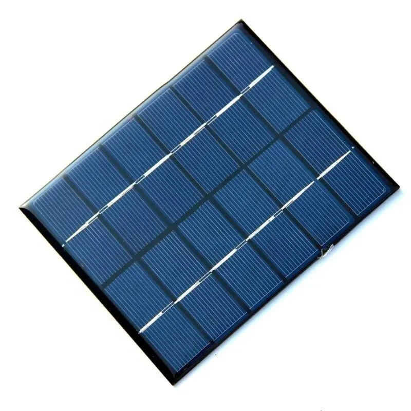 2W 6V Cellule solaire DIY Système de panneau solaire Chargeur d'alimentation pour batterie 3.7V Lumière Éducation Pièces de panneau solaire