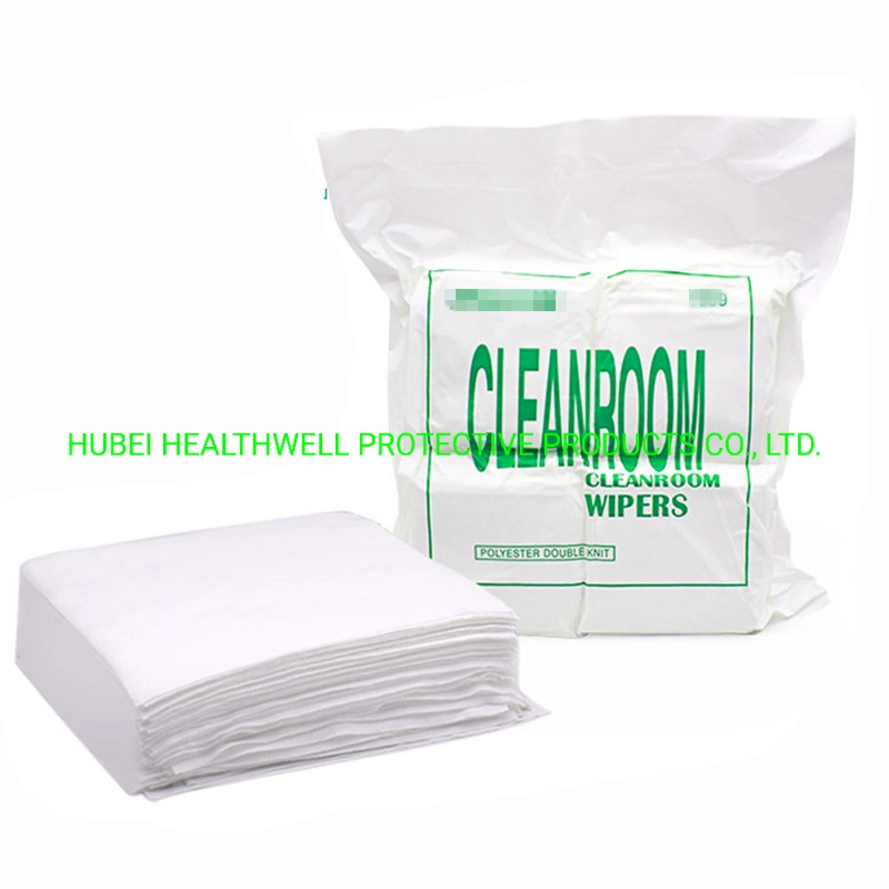 Fabricant de chiffon de nettoyage de salle blanche personnalisable en microfibre 100% polyester. Lingette pour salle blanche.