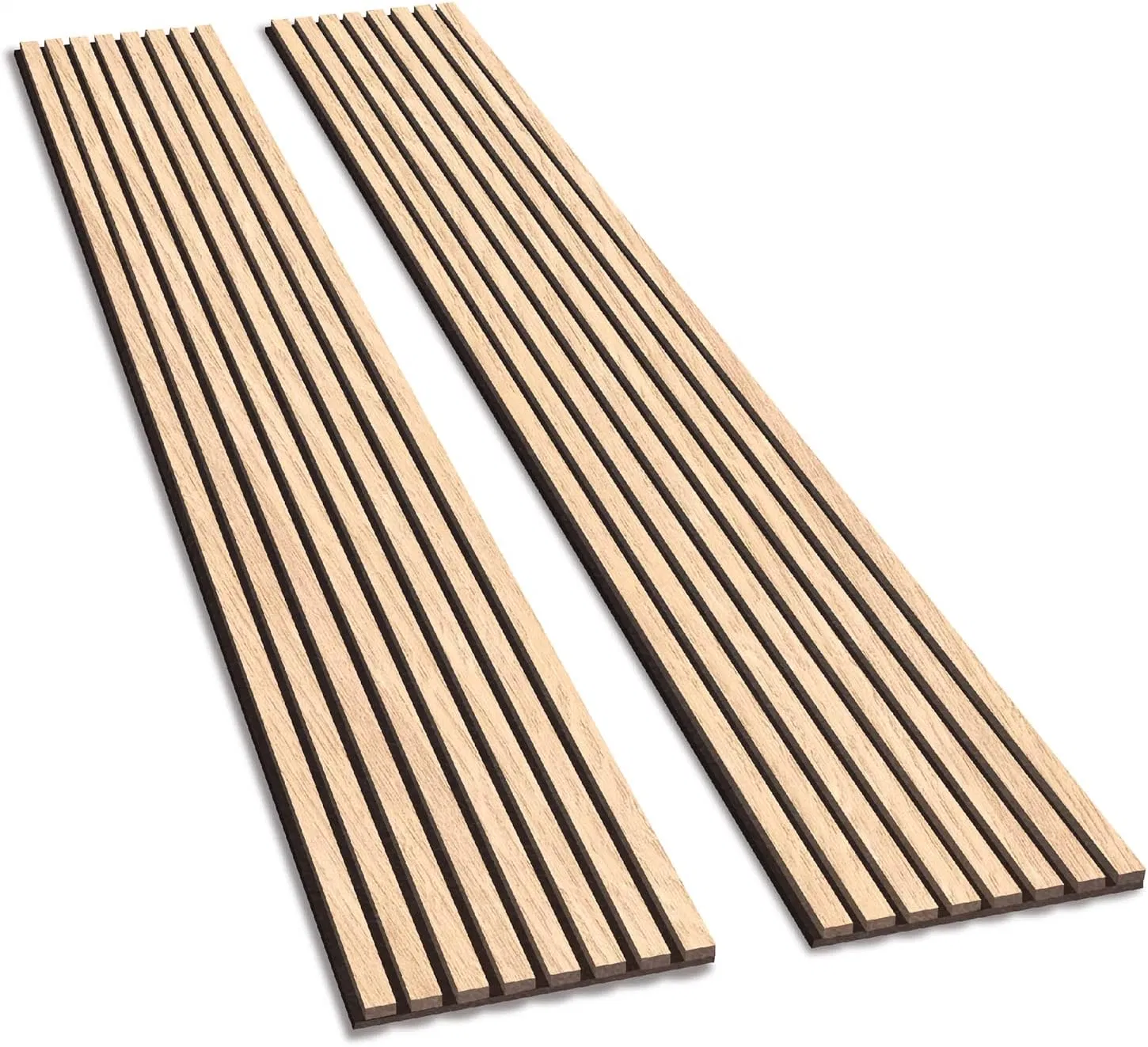 Painéis de parede de madeira Bubos Oak Acoustic Slat