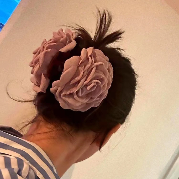 Niche Design Rose Shark Clip Blogger Recommends French Girly Hair Accessories Clip