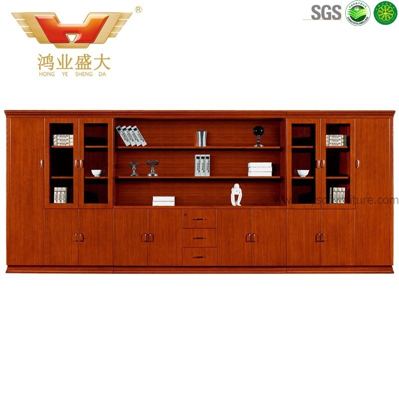 Morden Big Office Teak Wood Filing Cabinet (HY-C0811)