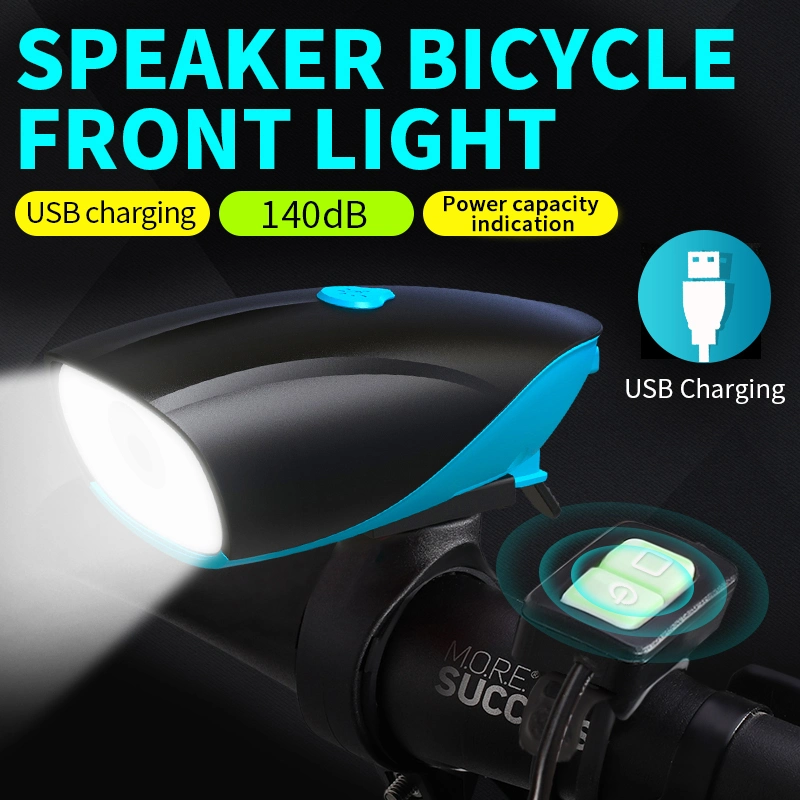 5% off Bicycle Front Lamps Mountain Vehicle USB Charging Taper Strong Light LED Flashlight Bicycle Riding Equipment LED Light