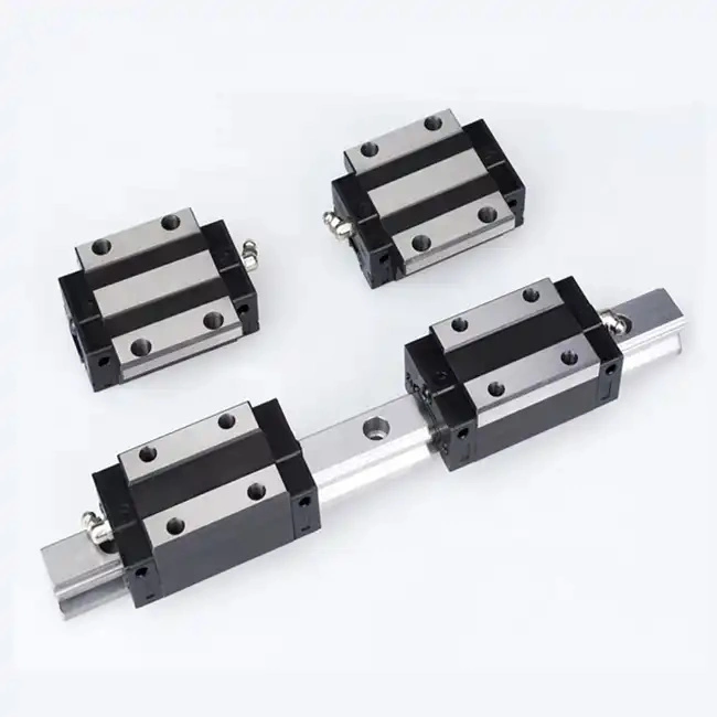 High Load CNC Router 20mm Width Hgr20 Square Linear Guide Rail Block Slider Bearings HGH20 Hgw20