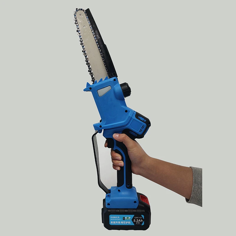 Chainsaw eléctrico portátil 7 pulgadas pequeña mano de energía inalámbrica