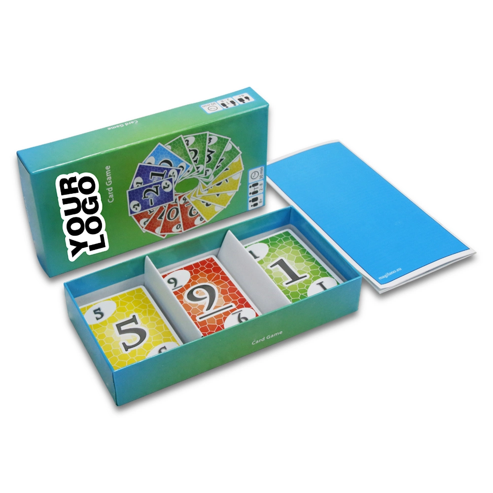 Großhandel Indoor Outdoor Game Card Kinder Erwachsenen Custom Logo Druck Spielkarte mit Schachtel aus Papier