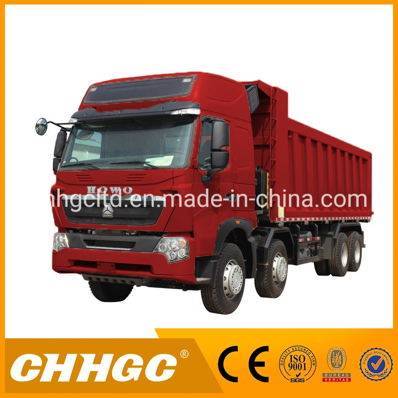 ISO CCC Approved 8X4 Heavy Duty Dumping Truck Rear Tipper Truck for Project Use