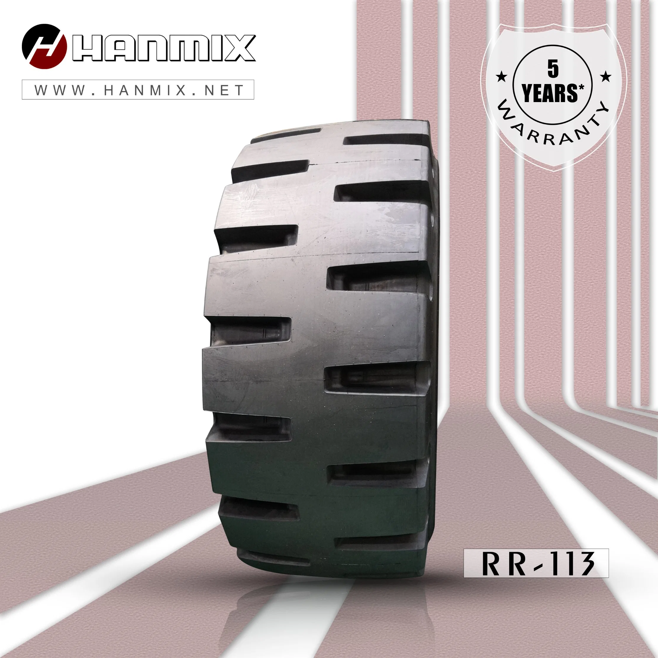 Hanmix off-The-Road Radial OTR Tyre for Articulated&Rigid Dumper Loader Grader Dozer Wheel Loader Mining E3 L3 E3/L3 E4 E4/L4 L5 L5s