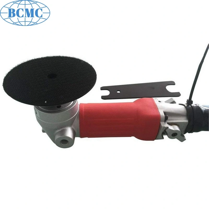 Bcmc Hsc-1601 Compressed Air Rear Exhaust Pneumatic Power Stone Grinder Sander Polisher Tool for Wet Concrete Marble Polishing