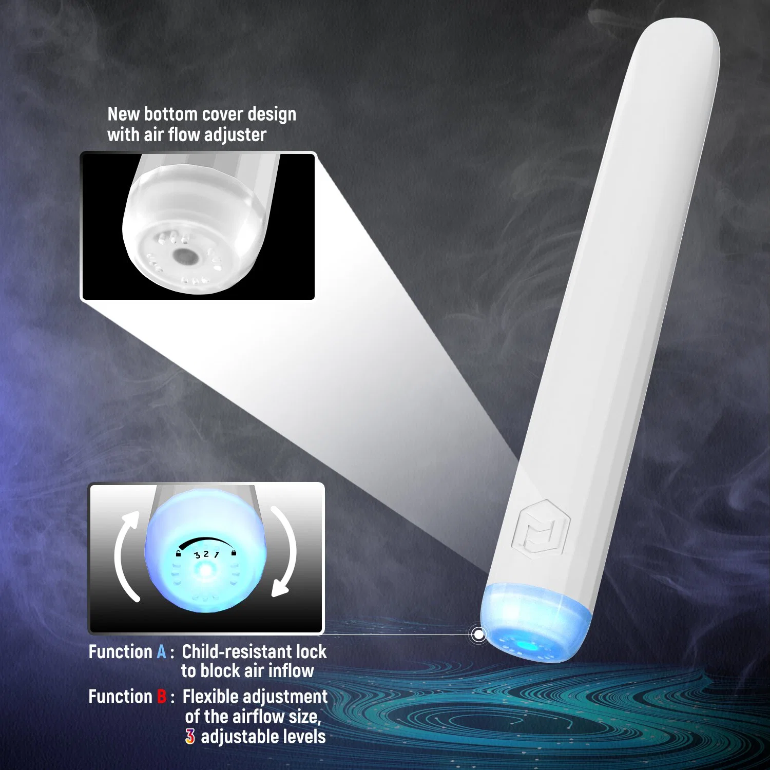 800 inhalaciones Jomo Best-Selling Vape desechables de alta calidad de la pluma E-Cigarrillos