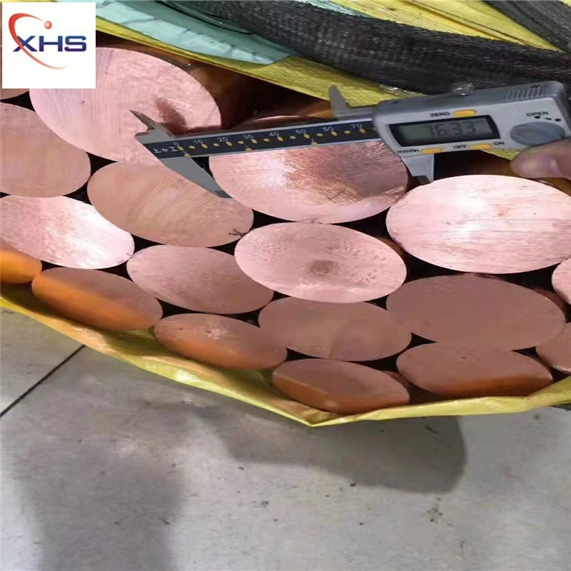 Wholesale/Supplier JIS Square Flat Hexagonal Wire Rod Pure Copper Bar Brass Bar 8mm 10mm C1020 C1100 C1221 C2600 Round Copper Bar