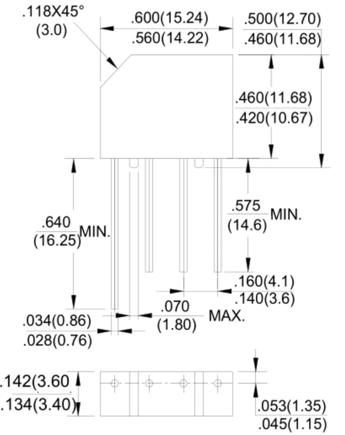 Sihon Bridge Rectifier Skbp Diode 1A 1000V dB Package Bridge Diode für LED