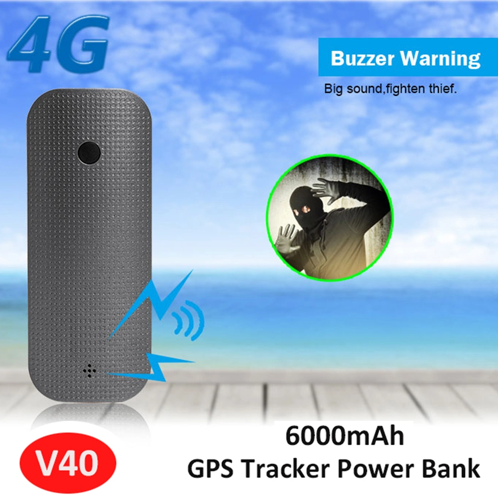 Wholesale/Supplier portable mobile phone charger safety 4G Human Power bank GPS Tracking Device V40