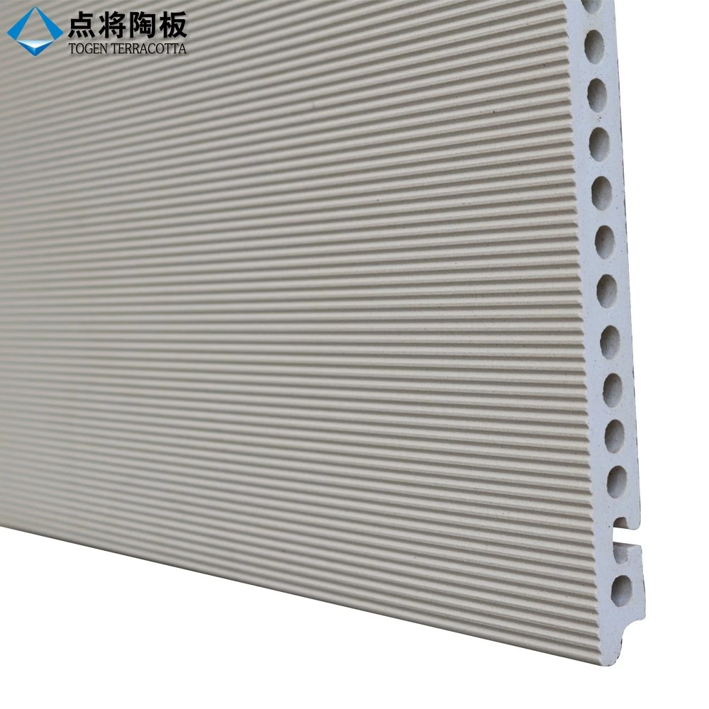 External Wall Terracotta Exterior Paneling Terracotta Panel Rainscreen Cladding for Building Cladding Facade System