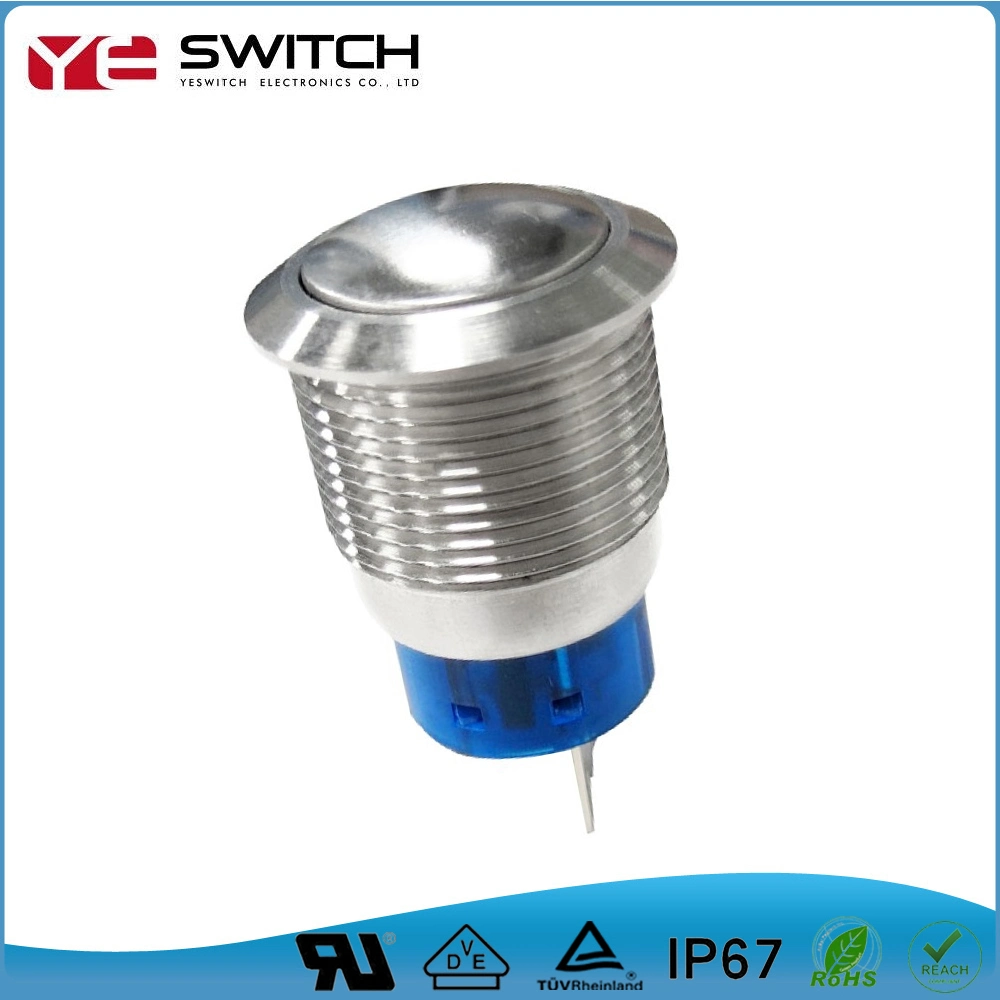 Long Life Waterproof Stainless Steel Power Anti Vandal Push Button Switch