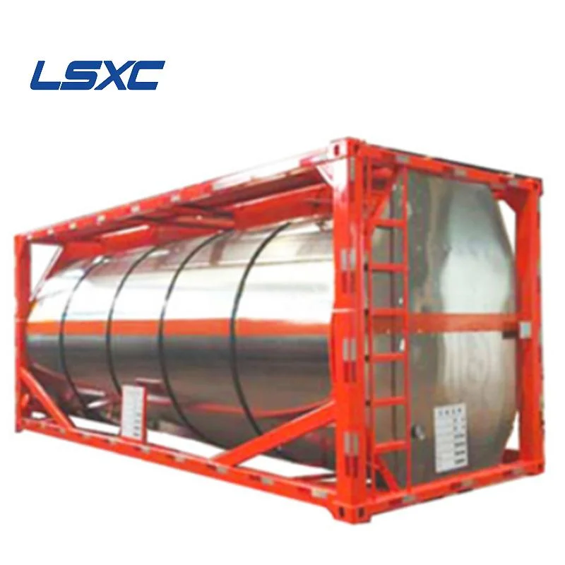 High Quality 20FT 40FT Liquid Chemial Storage ISO Tank Container for Transportation