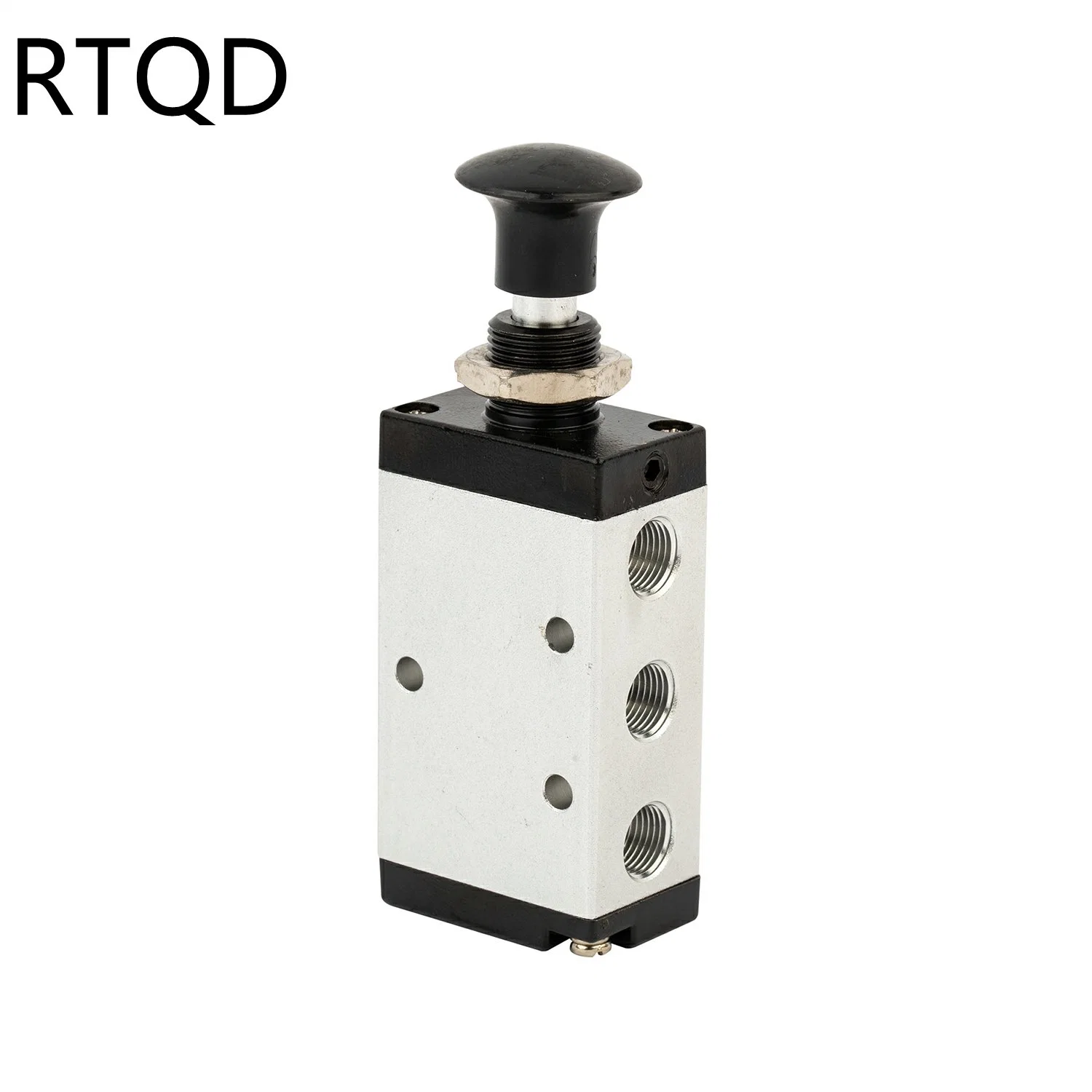 Aluminum Automatic Directional Control Direction Pneumatic Air Components Control Solenoid Valve Type 4V Five Way Two Position 1/4 Inch AC 220V DC24V