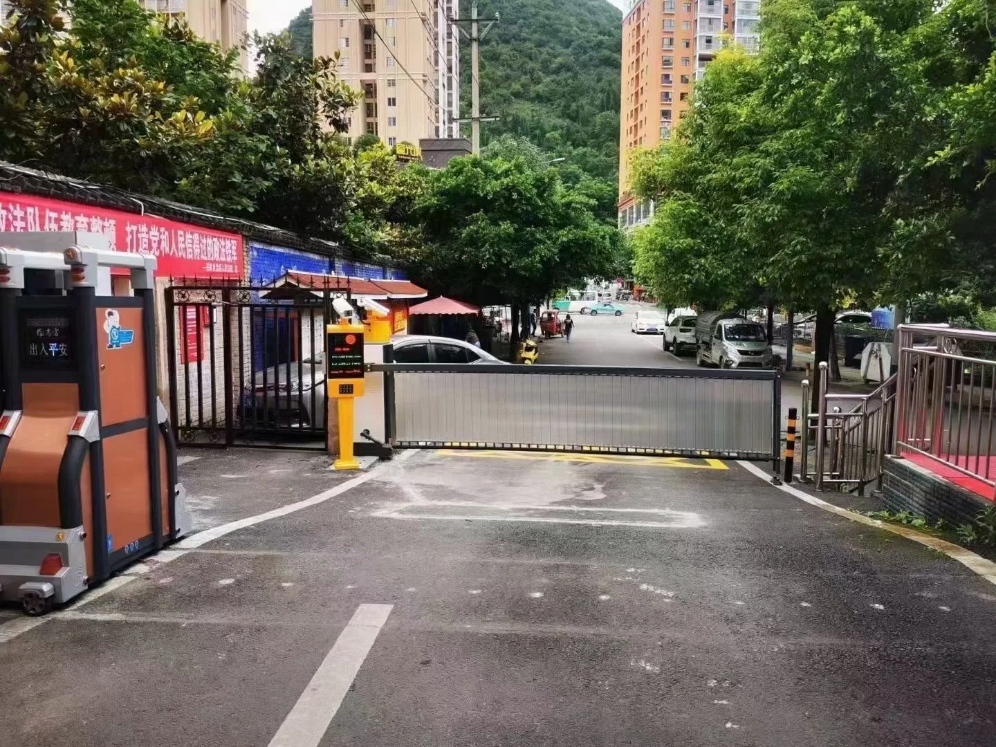 Sistema de control de estacionamiento de la puerta de la barrera de seguridad del tráfico con Parking Taquilla