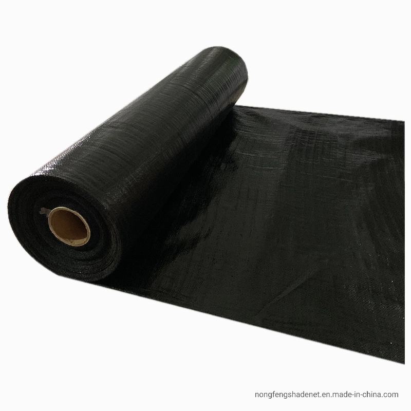 Black Woven Cloth Ground Cover for Farming and Garden Drainage