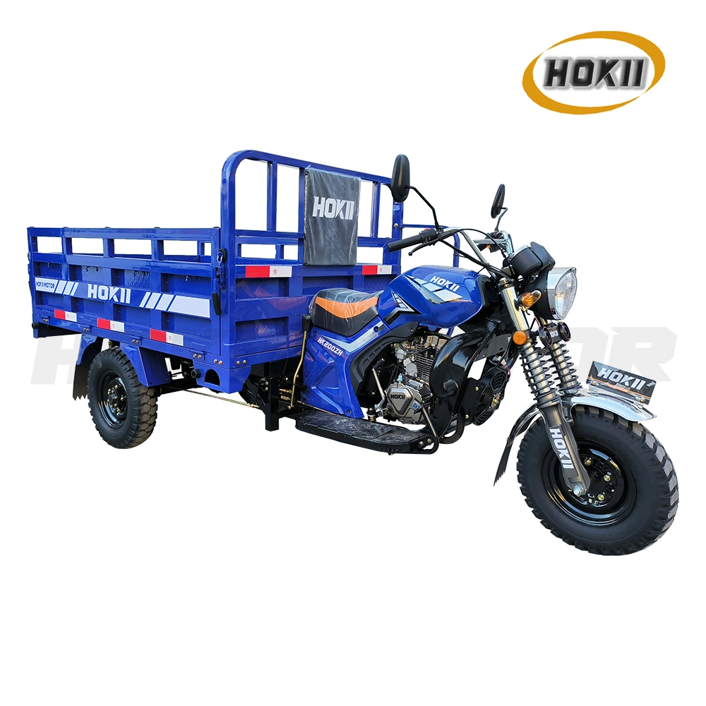 250cc Gasoline Tricycle Cargo Heavy Load 2023 New Model Petrol Engine Thick Spring Leaf for Sale