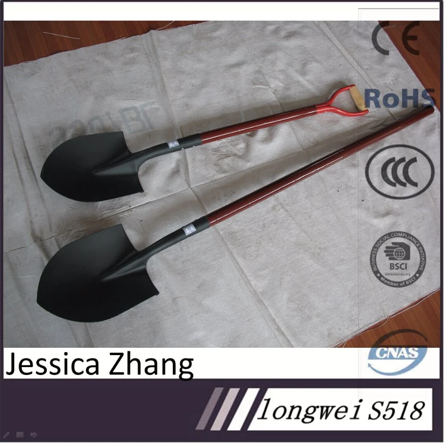 Agricultural Tools for Shovel with Wooden Handle S518 Spade