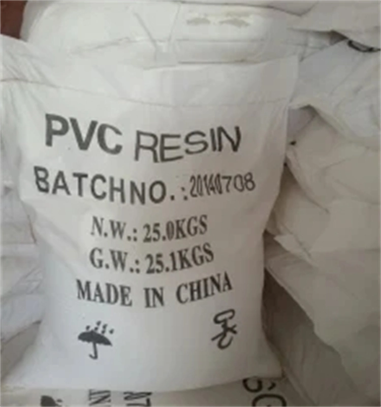 China Proveedor PVC resina SG3/SG5/SG7/SG8 K57 K58 K66 K67 K68 K70 cloruro de polivinilo