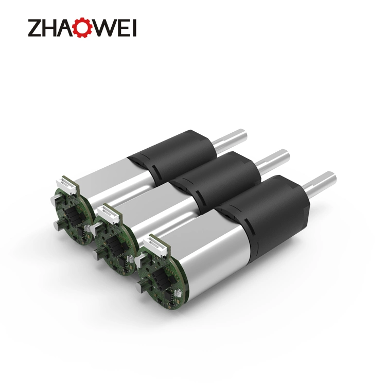 Pd012012-864 Zhaowei 9rpm 850GF. Cm 12mm Motorreductor 5V 12V DC con caja de metal plástico