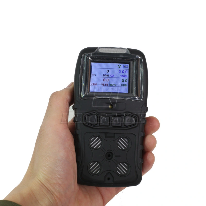 New Portable Environment Gas Detector with Ce Certification for Co O2 H2s LPG Detecting