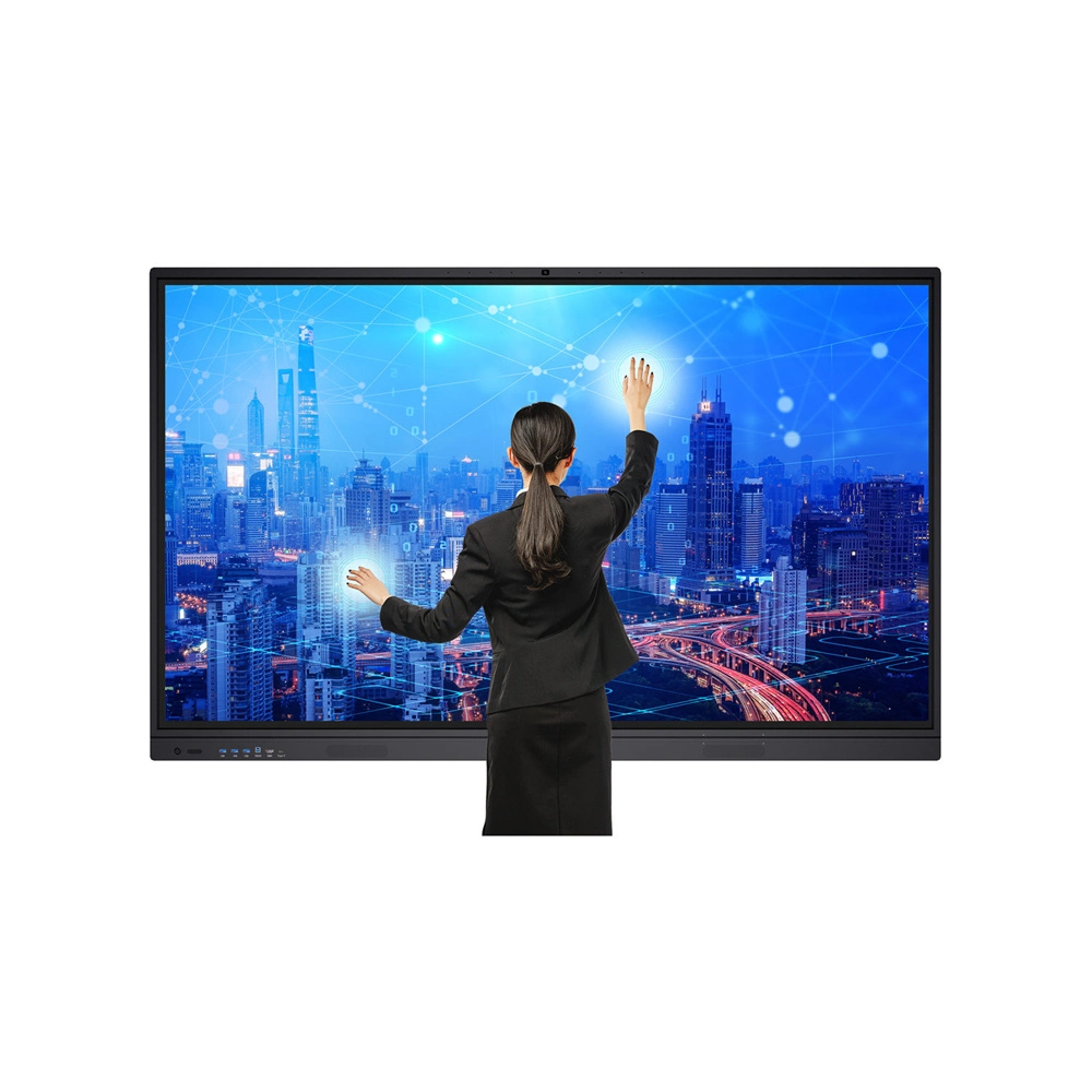 Comercio al por mayor de 65 años de la escuela 75 Pulgadas de pantalla plana LCD interactiva Pizarras de la pantalla táctil de pizarra inteligente de los precios de TV para el aula
