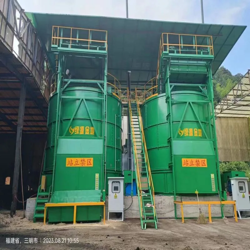 Vente directe d'usine de réservoir de fermentation de traitement de déchets propres de fumier