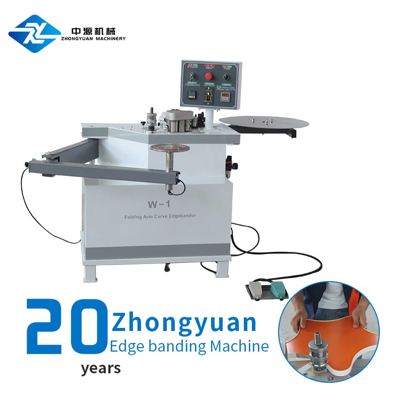 Special Shaped Folding Arm Edge Bander Curved Board Egde Banding Machine