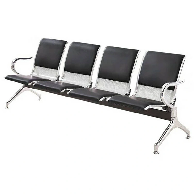 3-Seat Reception Waiting Room Chair Salon Clinic School Office Airport Bench Chair