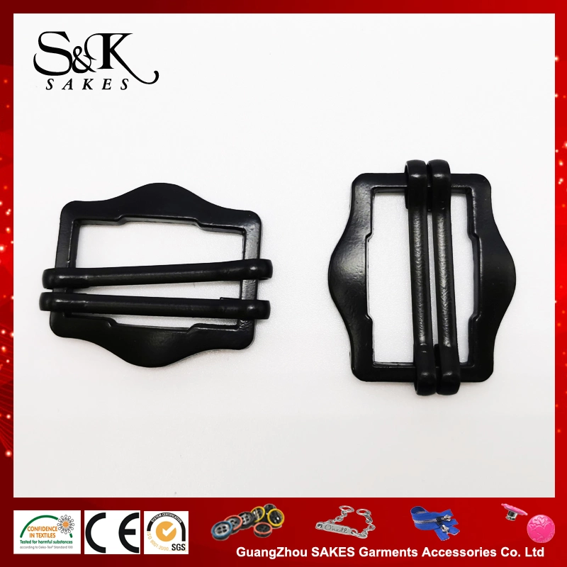 Black Painted Color Metal Alloy Buckle for Dress with High Quality