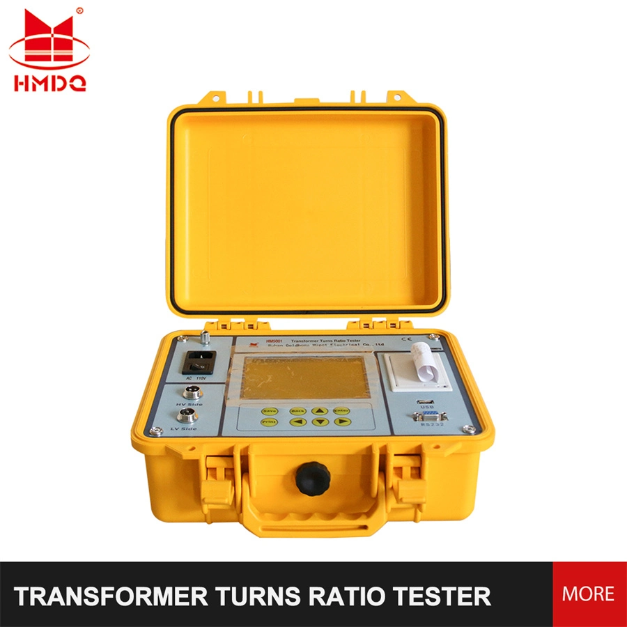 Power Transformer Automatic Turns Ratio Tester TTR Test Set Meter