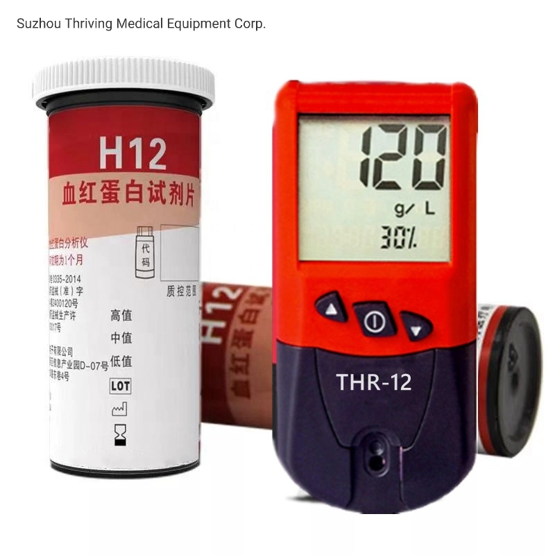 Portable Poct Hemoglobin Analysis Hemoglobin Meter (THR-12)