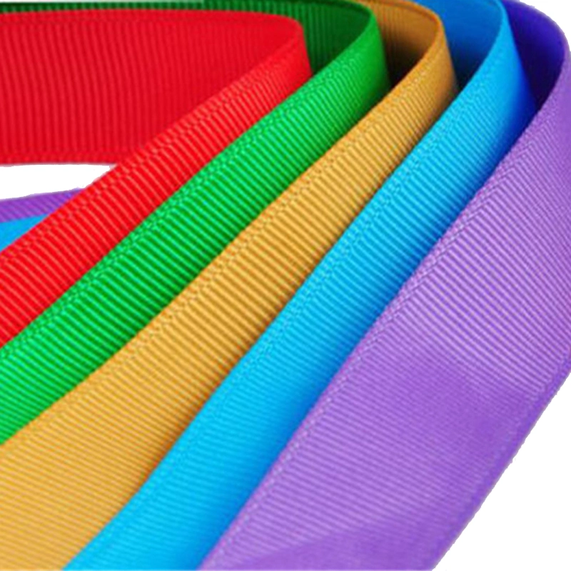 Wholesale/Supplier Custom Polyester Grosgrain Ribbon in 100 Yards Spool Roll Packing 196 Colors Available From 3 mm to 100 mm