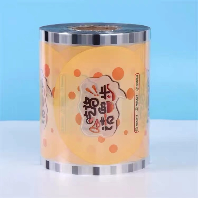Sealing Film High quality/High cost performance  Membrane Waterproof for Milk Bubble Tea PP Cup Lid Customized Logo Packaging Film