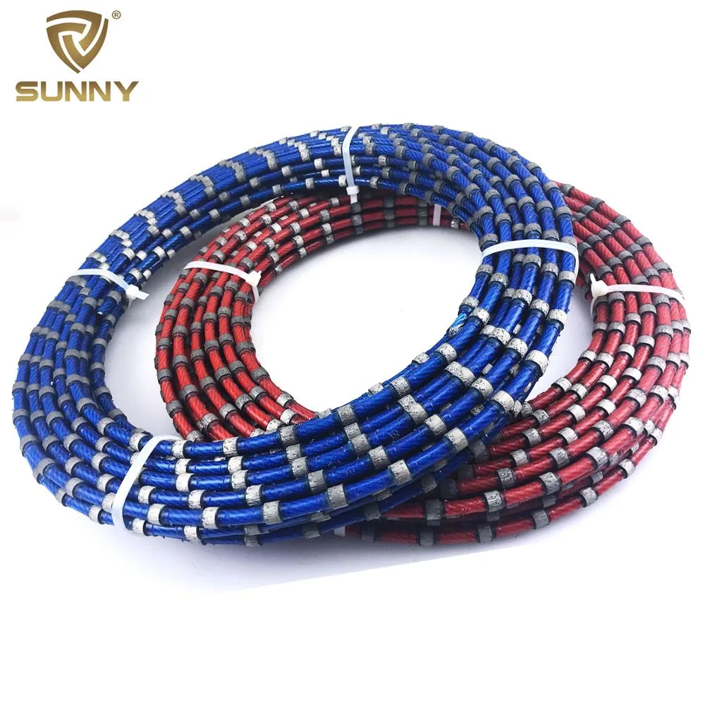 Plastic Type Diamond Wire Saw Rope for Stone Cutting