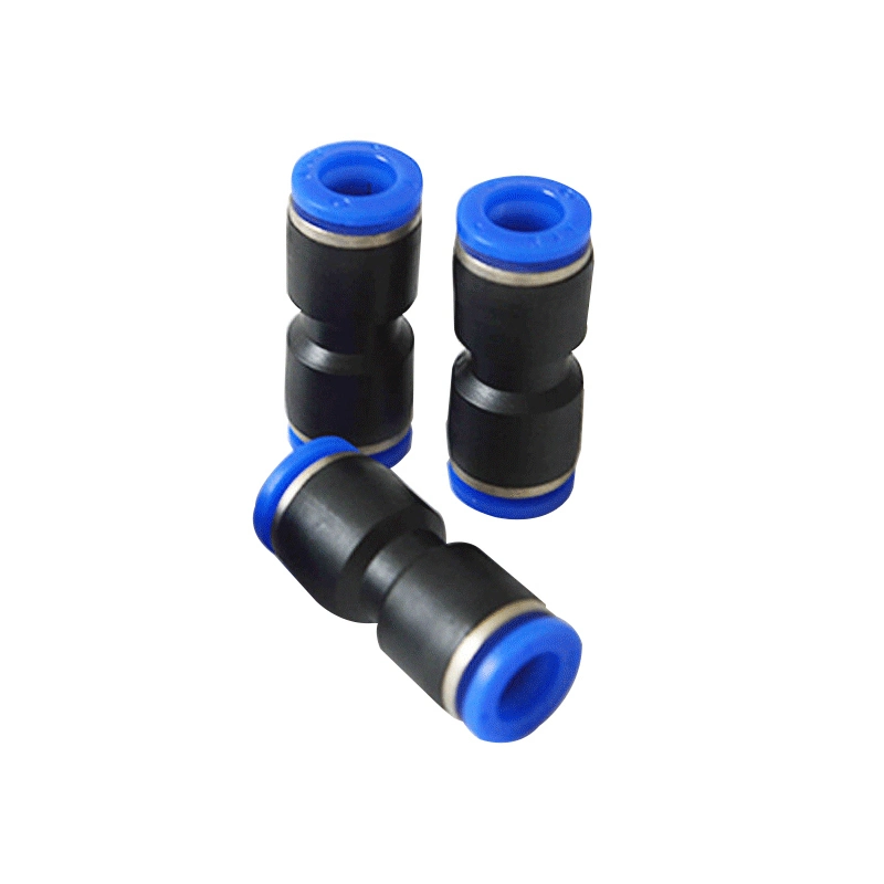 PU Series Straight Plastic Tube-to-Tube One-Touch Quick Connector Pneumatic Fittings