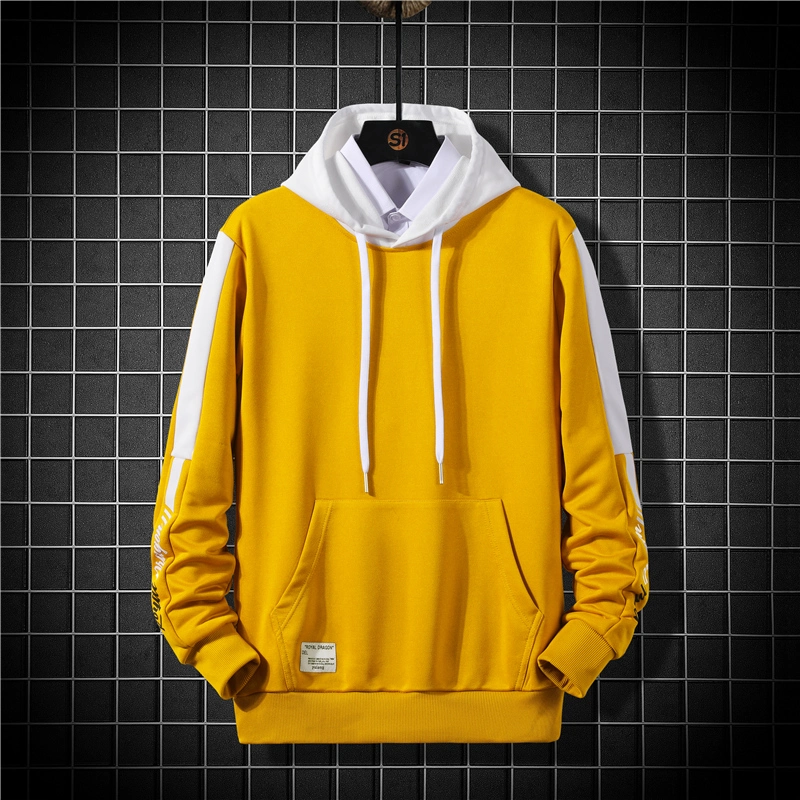 Spring Man Fashion Hoody Casual Pullover Sweater V-Neck