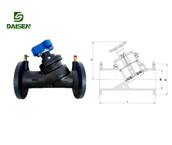 Pn16 Static Balancing Valve BS 7350 Ductile Iron Valves