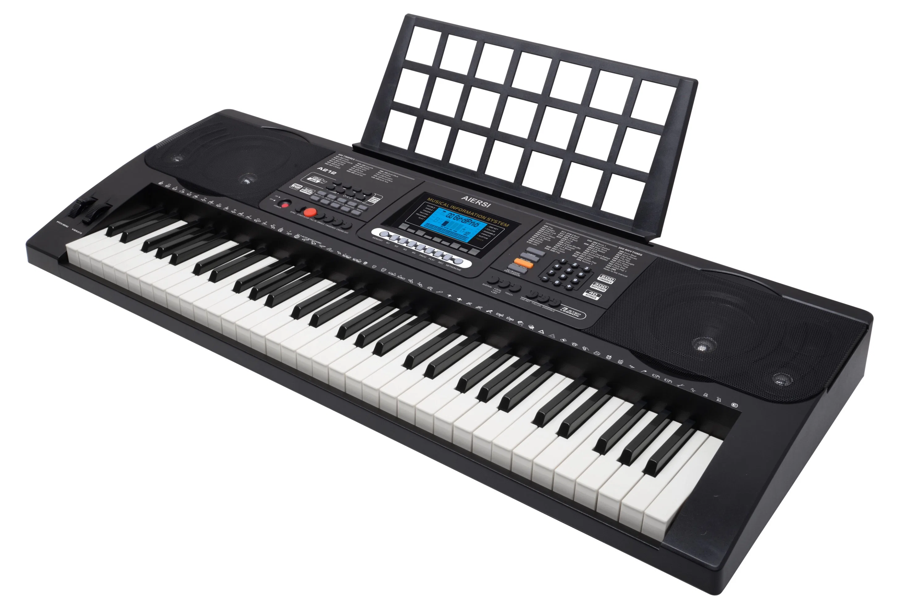 Touches de marque personnalisée 61 La réponse au toucher synthétiseur MIDI orgue électronique pour la vente de clavier